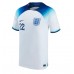 Tanie Strój piłkarski Anglia Jude Bellingham #22 Koszulka Podstawowej MŚ 2022 Krótkie Rękawy